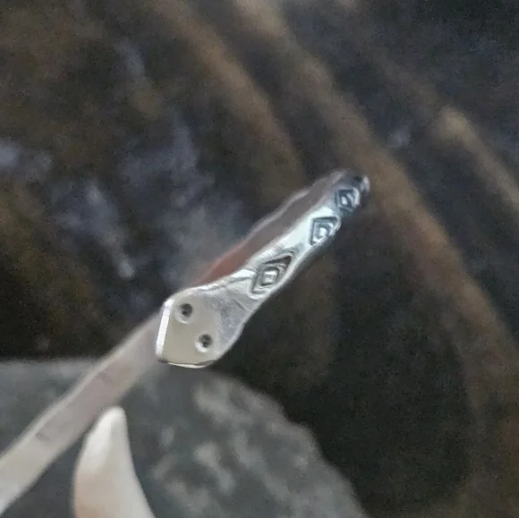 Navajo Vintage Sterling Silver Cuff Bracelet - Picture 3 of 5